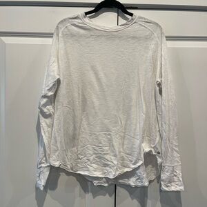Zella White Long Sleeve Tshirt Size Medium